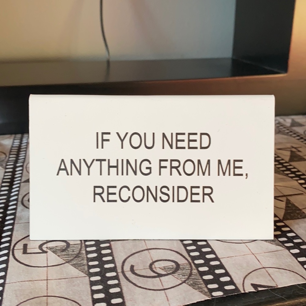 Table top Decor - Fun Sign